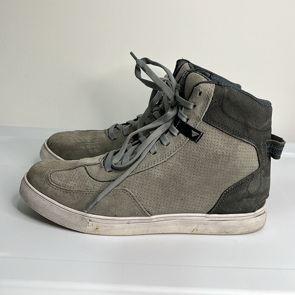 SHIMA SX-2 Evo Shoes Gray High-Top Men's Size 10 Motorcycle Shoe - Picture 12 of 15